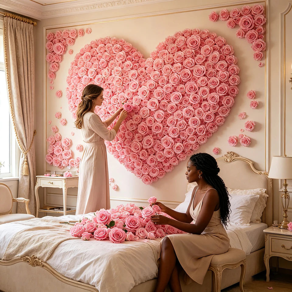 B Grade 3-4cm Preserved Rose Head Natural Fresh Real Rose Flower Natural Rose Flower Valentine's Day Gift Home Decor Rose Flower