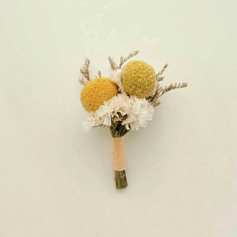 Mini dried flower bouquet, delicate and freshdiySouvenir corsage, preserved flower, dyed dried flower product