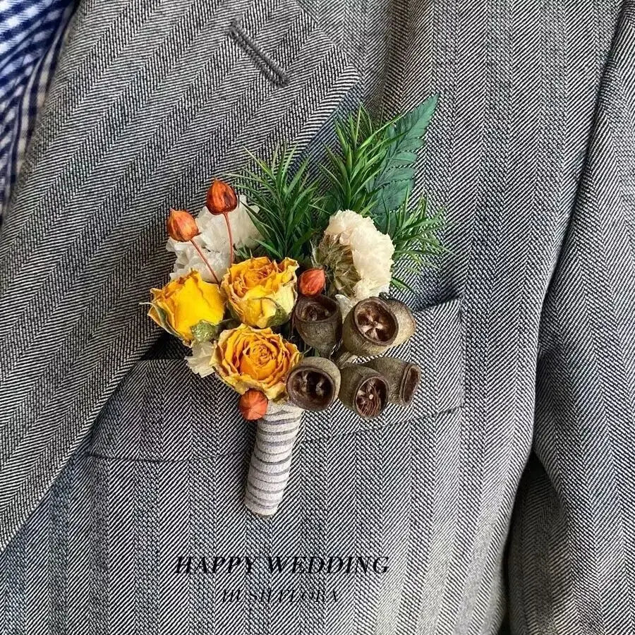 Mini dried flower bouquet, delicate and freshdiySouvenir corsage, preserved flower, dyed dried flower product