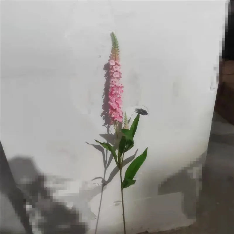 Lavender Simulation Flower for Window Display, Small Fresh Fake Plants, Single Long Pole, Pastoral Home Arrange, Wedding Decor